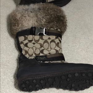 Coach Marietta Winter Boots size 8.5